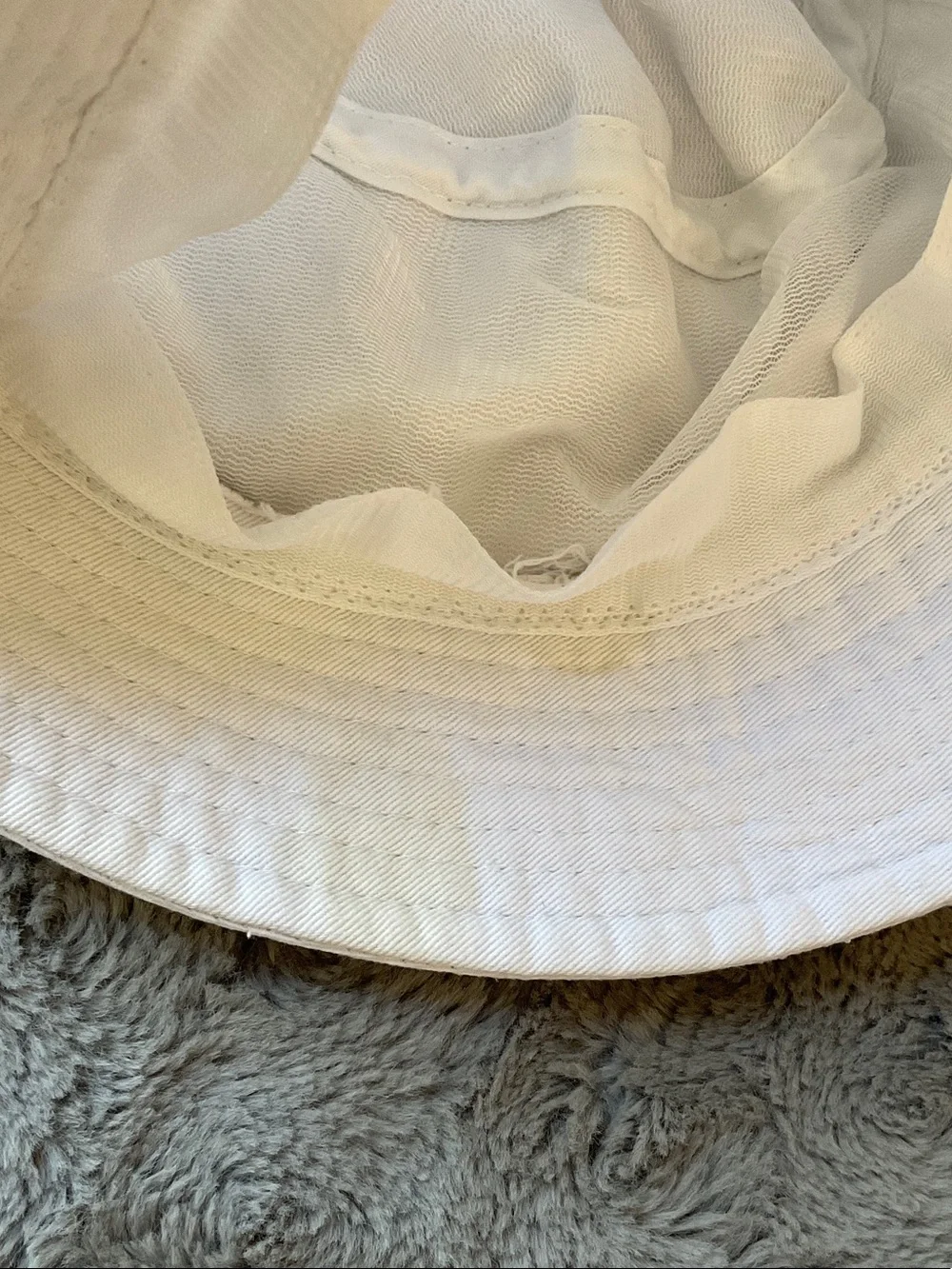Classic White Kids' Bucket Hat - Lightweight Sun Protection